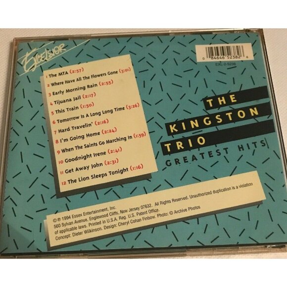 The Kingston Trio Greatest Hits CD - Picture 2 of 4